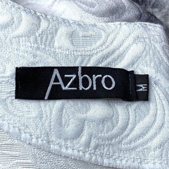 Surreal Butterfly City Print Fit & Flare Mini Dress Medium Jacquard Textured Art - Picture 16 of 16